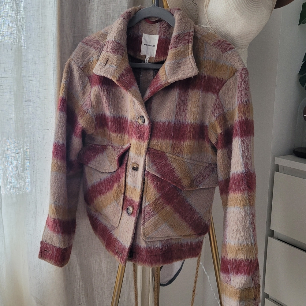 Anthropologie Avec les Filles felted shacket
